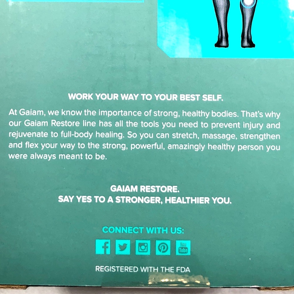 GAIAM RESTORE STRETCH & MASSAGE KIT - Picture 7 of 10